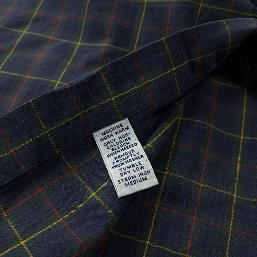 [BUNJANG] CK410 XL 폴로 90s 홍콩판 모던 타탄체크 셔츠 남방 / CK410 XL 폴로 90s 홍콩판 모던 타탄체크 셔츠 남방