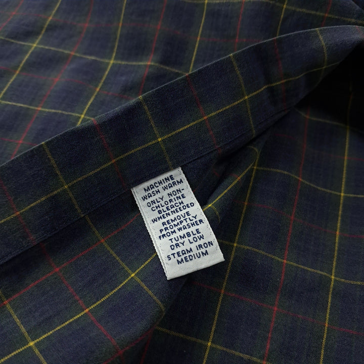 [BUNJANG] CK410 XL 폴로 90s 홍콩판 모던 타탄체크 셔츠 남방 / CK410 XL 폴로 90s 홍콩판 모던 타탄체크 셔츠 남방