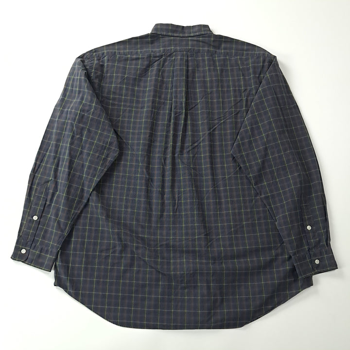 [BUNJANG] CK410 XL 폴로 90s 홍콩판 모던 타탄체크 셔츠 남방 / CK410 XL 폴로 90s 홍콩판 모던 타탄체크 셔츠 남방