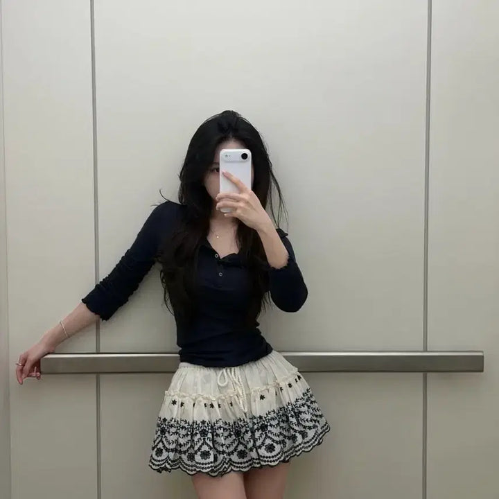 [BUNJANG] 5/4일 배송) 더티스 가든 레이스 스커트 롱 / 5/4일 배송) 더티스 가든 레이스 스커트 롱