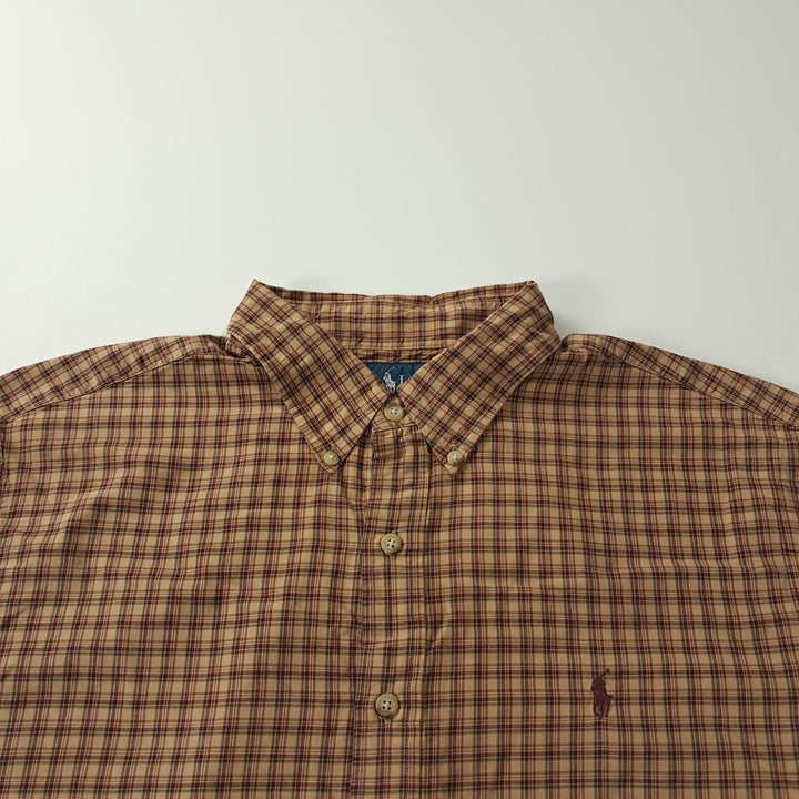 [BUNJANG] CK411 XL 폴로 00s 타터솔체크 클래식 프레피 셔츠 남방 / CK411 XL 폴로 00s 타터솔체크 클래식 프레피 셔츠 남방