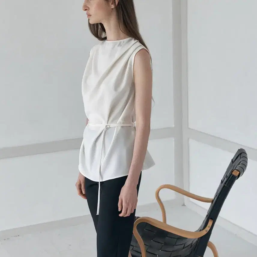 [BUNJANG] Archaic Silky Blouse / 아르카익 실키 블라우스 (새상품)