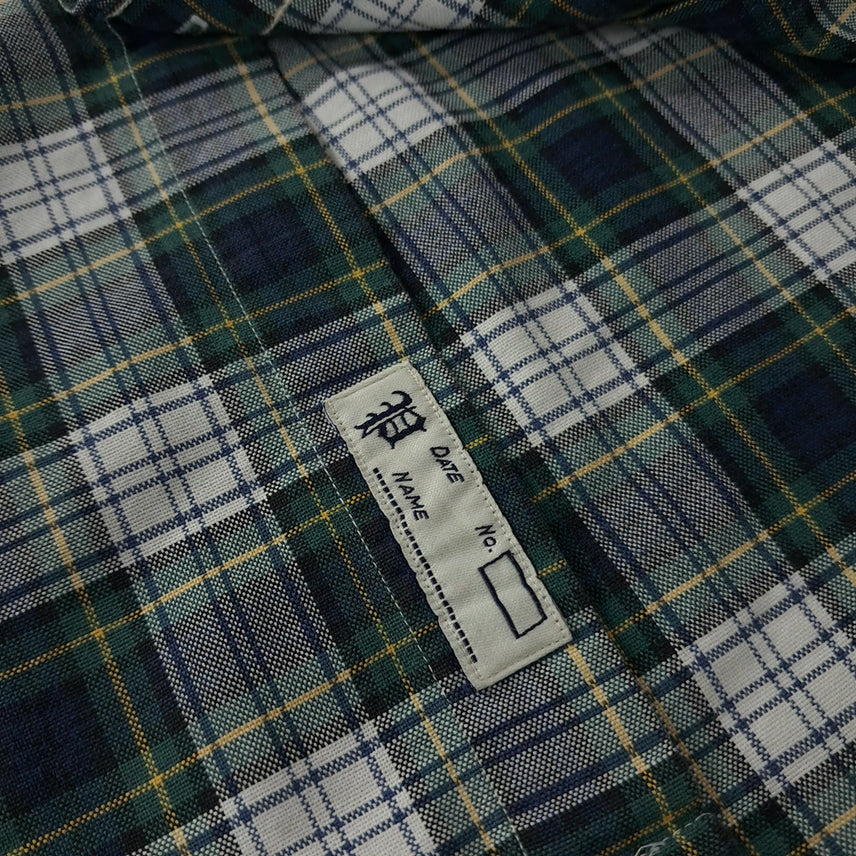 [BUNJANG] CK412 XL 폴로 90s 클래식 타탄체크 반팔 셔츠 남방 / CK412 XL 폴로 90s 클래식 타탄체크 반팔 셔츠 남방