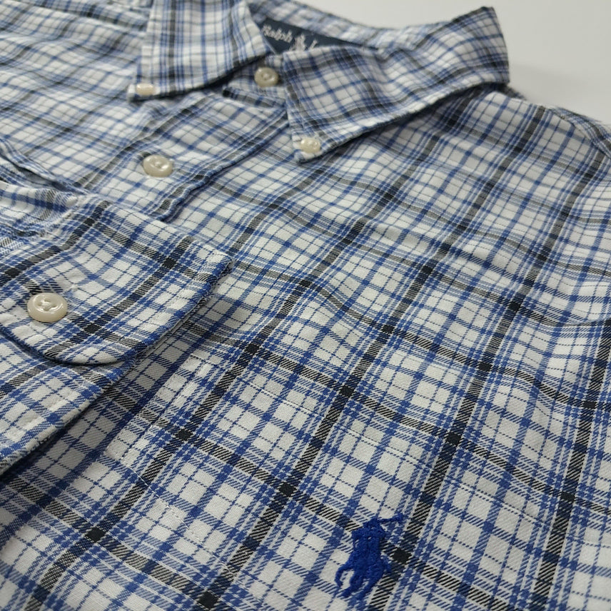 [SOLD OUT] CK413 XL 폴로 90s 미국판 블레어 플래드 체크 셔츠 남방