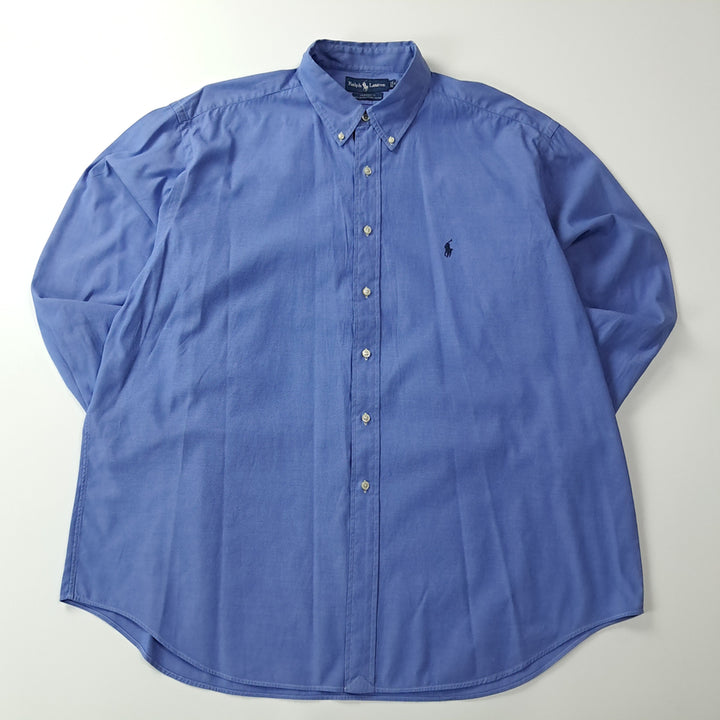 [BUNJANG] CK414 2XL 폴로 90s 야머스 클래식 블루 셔츠 남방 / CK414 2XL 폴로 90s 야머스 클래식 블루 셔츠 남방