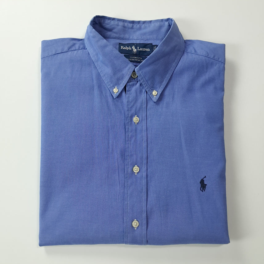 [BUNJANG] CK414 2XL 폴로 90s 야머스 클래식 블루 셔츠 남방 / CK414 2XL 폴로 90s 야머스 클래식 블루 셔츠 남방