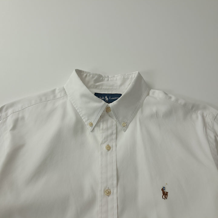[BUNJANG] CK415 XL 폴로 00s 멀티포니 화이트 셔츠 남방 / CK415 XL 폴로 00s 멀티포니 화이트 셔츠 남방