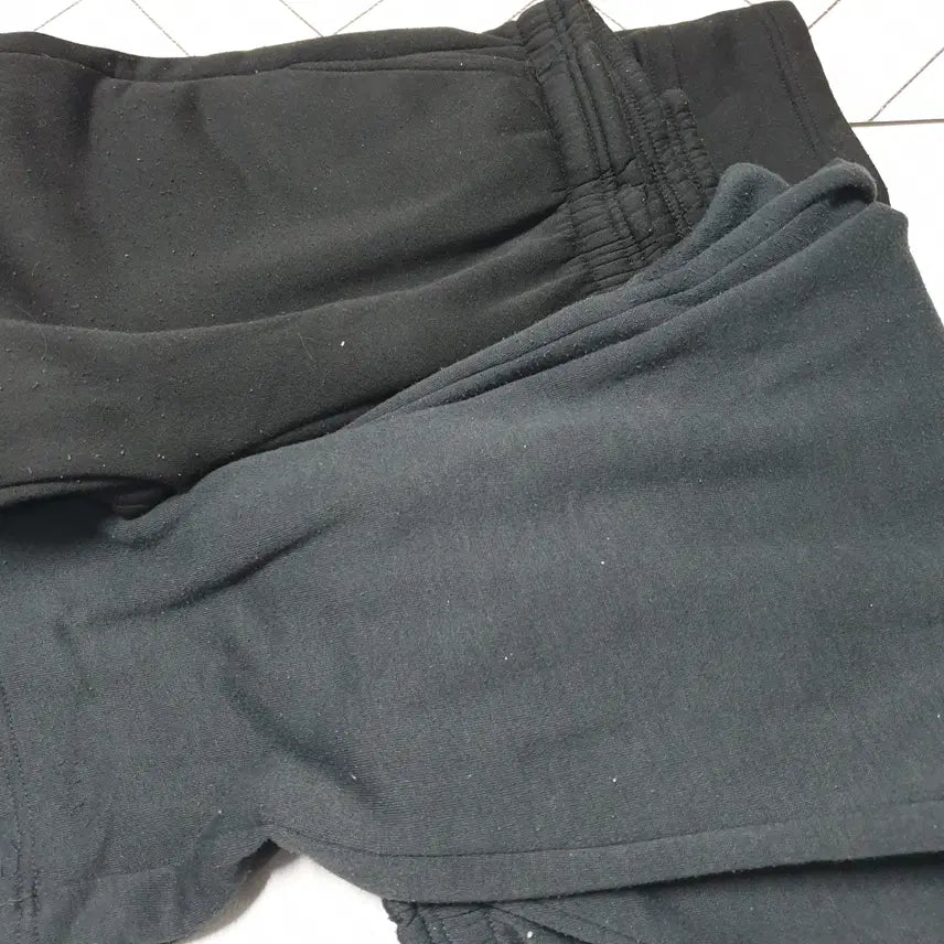 [BUNJANG] Unisex Gray Fleece-Lined Training Pants / 공용 바지 30-31 (진회색) 고무줄 트레이닝 기모 여성 남성 츄리닝