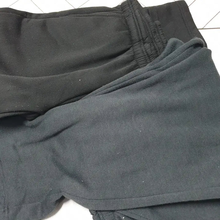 [BUNJANG] Unisex Gray Fleece-Lined Training Pants / 공용 바지 30-31 (진회색) 고무줄 트레이닝 기모 여성 남성 츄리닝