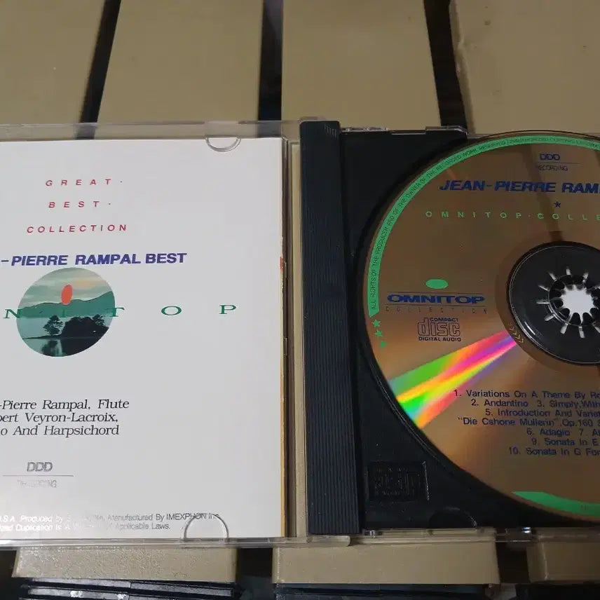 [BUNJANG] 장 피에르 랑팔의 명곡들을 담은 옴니탑 컬렉션 CD입니다. 미국반 / 장 피에르 랑팔의 명곡들을 담은 옴니탑 컬렉션 CD입니다. 미국반