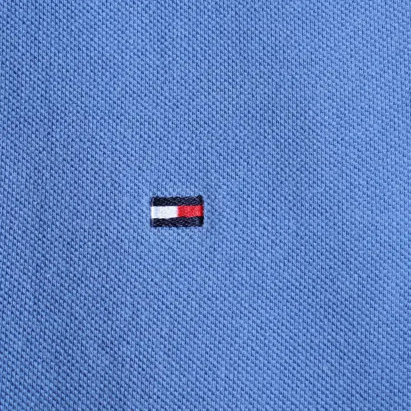 [BUNJANG] Tommy Hilfiger Short Sleeve Polo Shirt Light Blue / (S-L) 타미힐피거 반팔 카라 티셔츠 작은사용감 연블루-185C8
