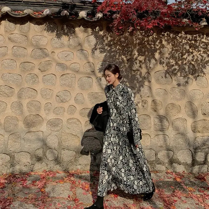 [BUNJANG] Frost J Floral Pleated Dress / 새상품 프로스트제이 원피스 정가10