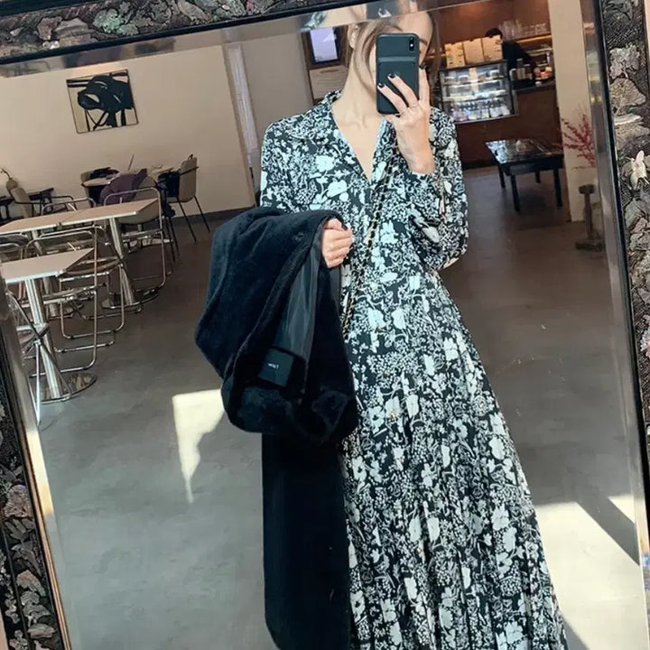 [BUNJANG] Frost J Floral Pleated Dress / 새상품 프로스트제이 원피스 정가10