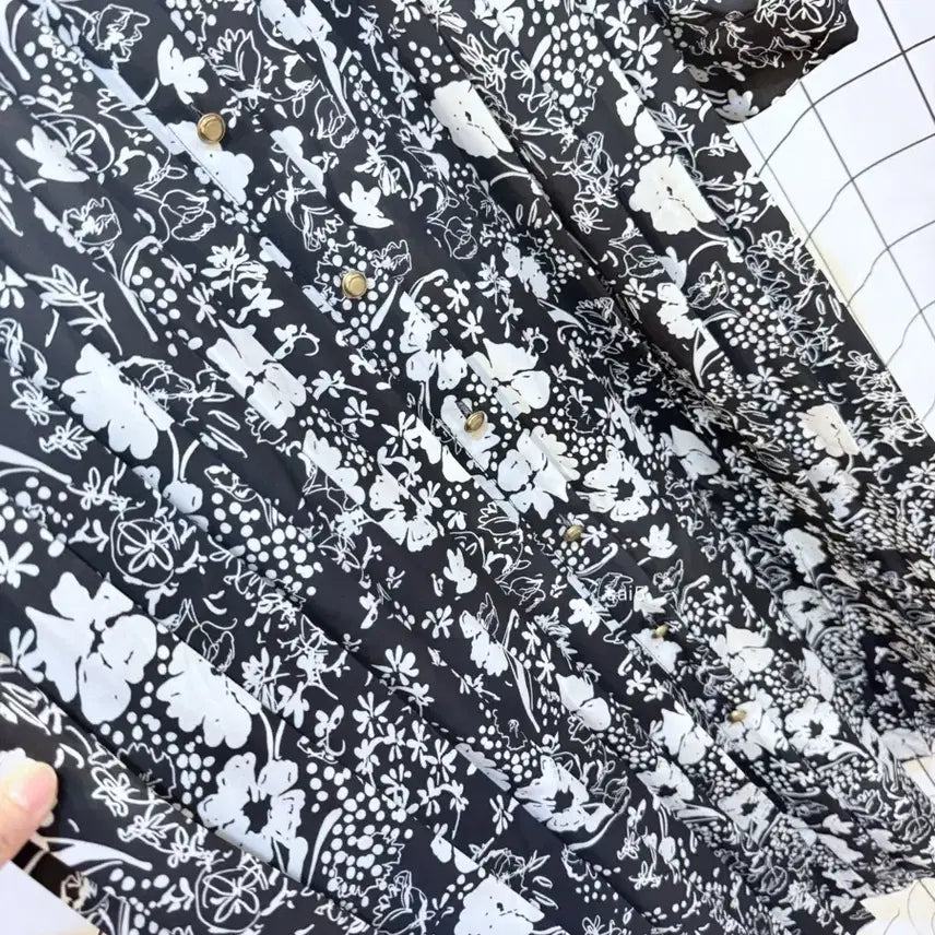[BUNJANG] Frost J Floral Pleated Dress / 새상품 프로스트제이 원피스 정가10