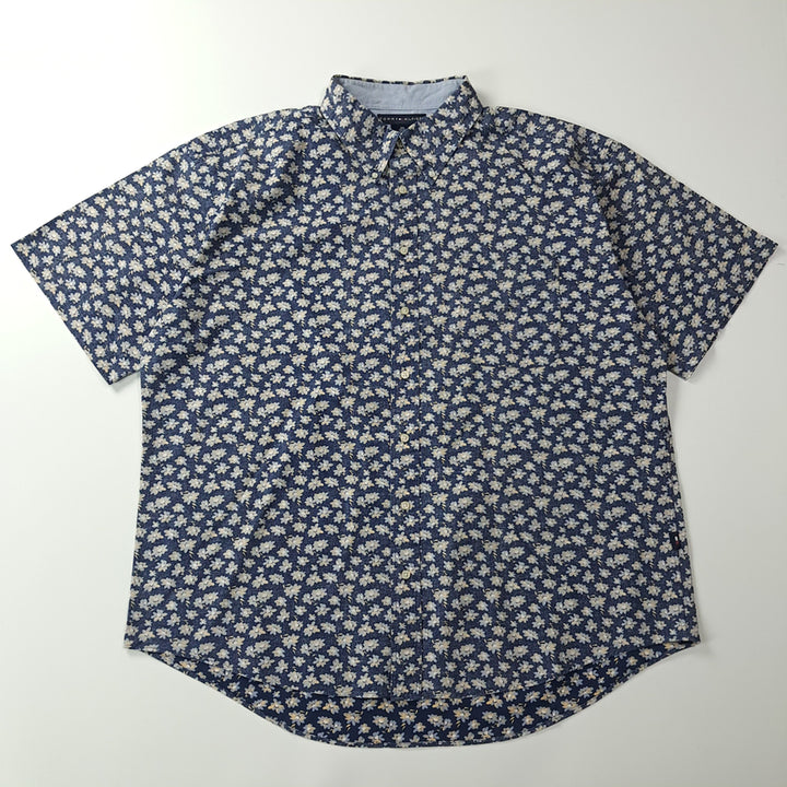 [BUNJANG] Tommy Hilfiger 90s Singapore Floral Shirt / CK418 2XL 타미힐피거 90s 싱가포르판 플로럴 반팔 셔츠 남방