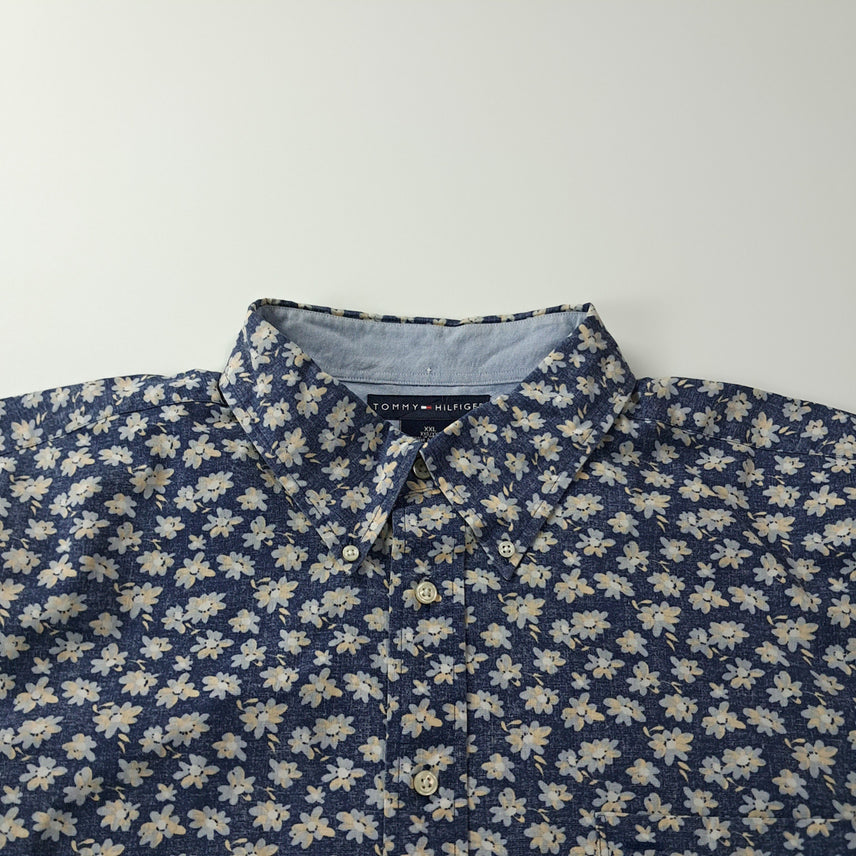 [BUNJANG] Tommy Hilfiger 90s Singapore Floral Shirt / CK418 2XL 타미힐피거 90s 싱가포르판 플로럴 반팔 셔츠 남방