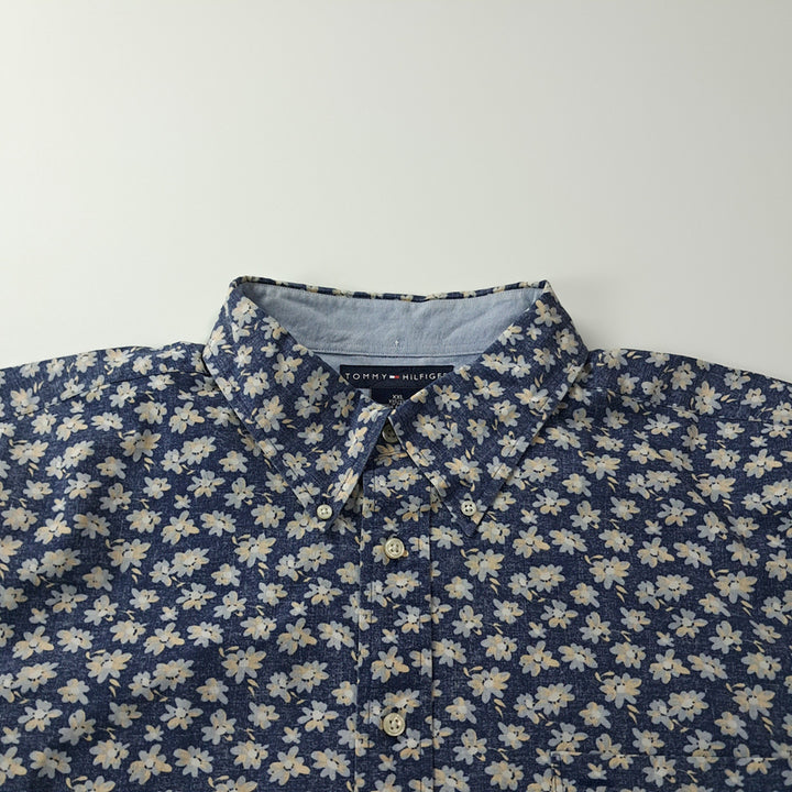 [BUNJANG] Tommy Hilfiger 90s Singapore Floral Shirt / CK418 2XL 타미힐피거 90s 싱가포르판 플로럴 반팔 셔츠 남방