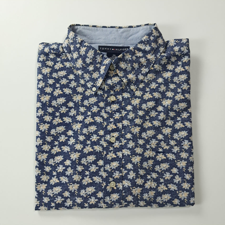 [BUNJANG] Tommy Hilfiger 90s Singapore Floral Shirt / CK418 2XL 타미힐피거 90s 싱가포르판 플로럴 반팔 셔츠 남방
