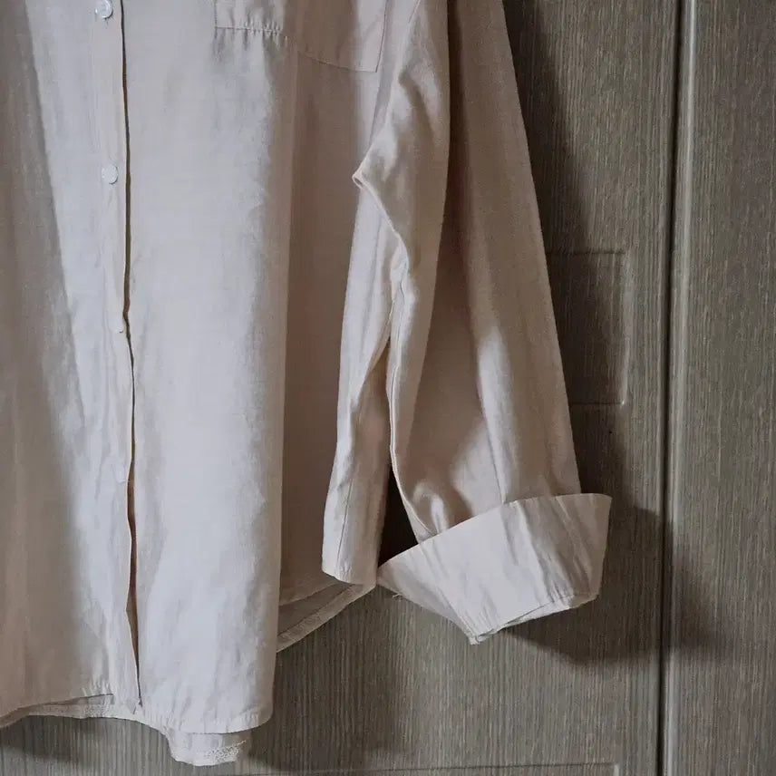[BUNJANG] Million Beige Oversized Shirt / 밀리언  베이지 오버핏 셔츠 99까지