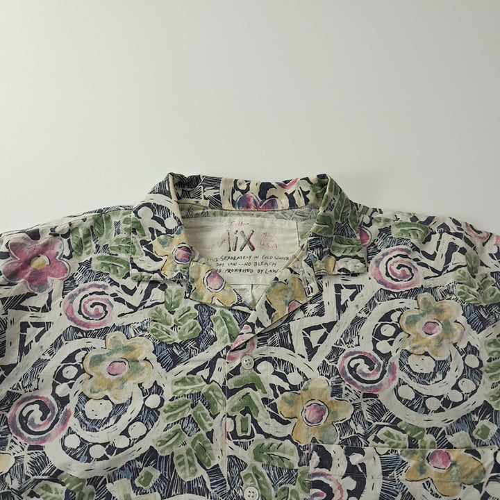 [BUNJANG] Culture Mix 90s Retro Tropical Open Collar Shirt / CK419 XL 믹스 90s 레트로 트로피컬 오픈칼라 반팔 셔츠 남방
