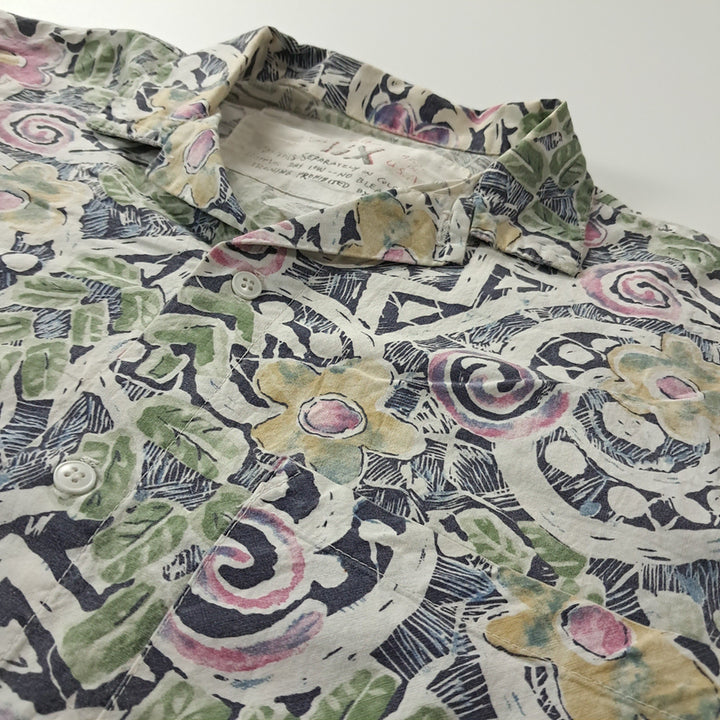 [BUNJANG] Culture Mix 90s Retro Tropical Open Collar Shirt / CK419 XL 믹스 90s 레트로 트로피컬 오픈칼라 반팔 셔츠 남방
