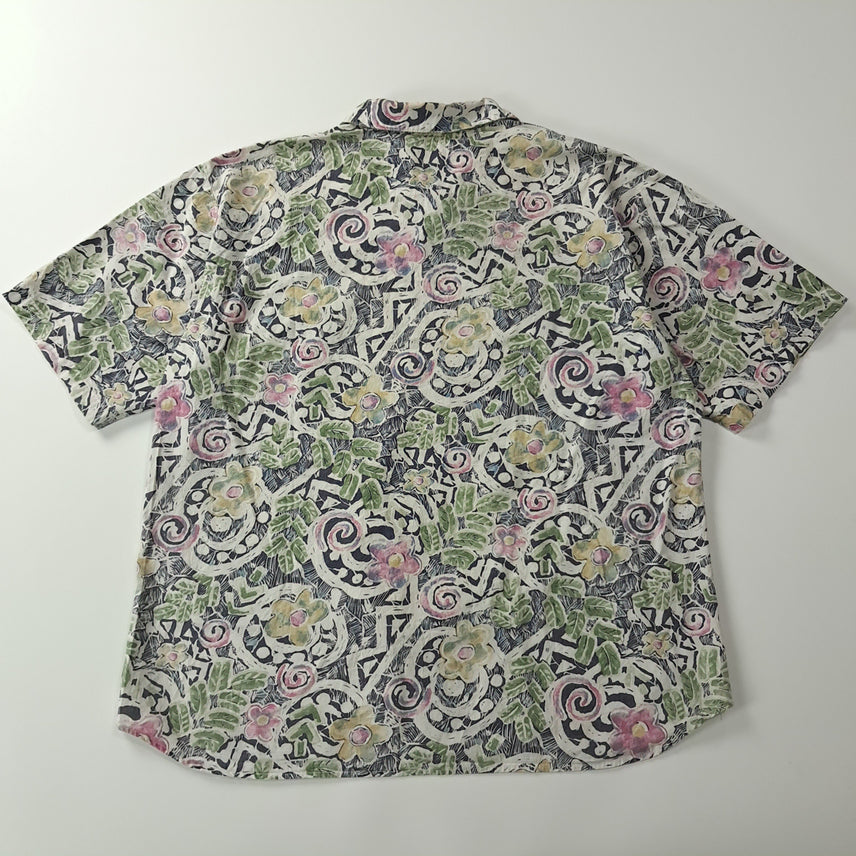 [BUNJANG] Culture Mix 90s Retro Tropical Open Collar Shirt / CK419 XL 믹스 90s 레트로 트로피컬 오픈칼라 반팔 셔츠 남방