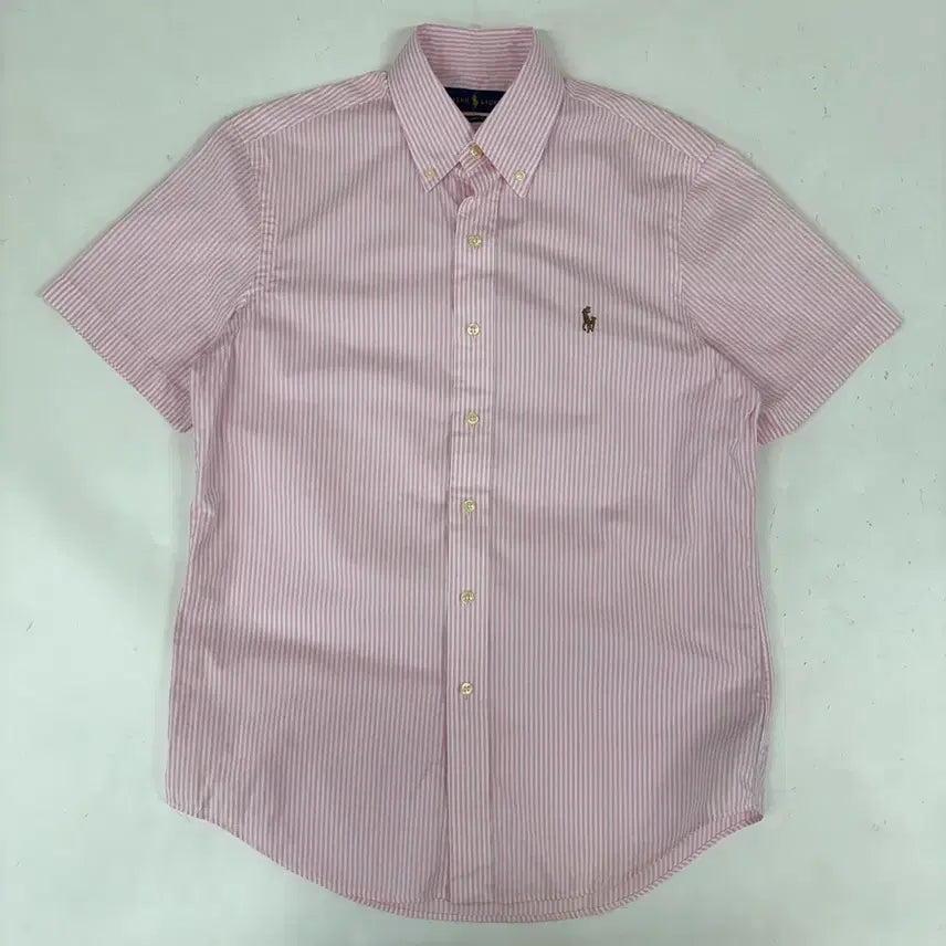 [BUNJANG] Polo Pink Short Sleeve Shirt / 폴로 반팔 셔츠