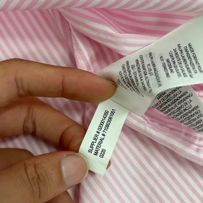 [BUNJANG] Polo Pink Short Sleeve Shirt / 폴로 반팔 셔츠