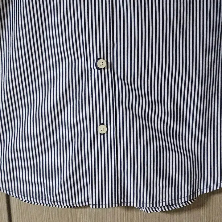 [BUNJANG] Abercrombie Stripe Long Sleeve Shirt M / 아베크롬비 스트라이프 긴팔 셔츠 M