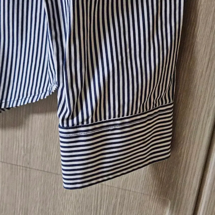 [BUNJANG] Abercrombie Stripe Long Sleeve Shirt M / 아베크롬비 스트라이프 긴팔 셔츠 M