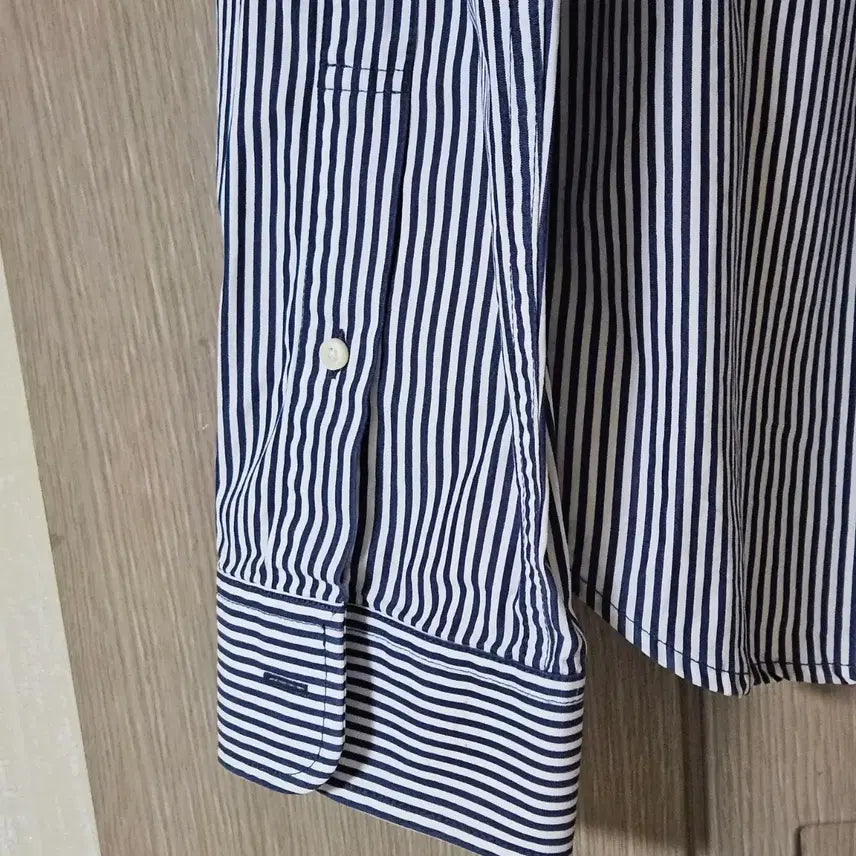 [BUNJANG] Abercrombie Stripe Long Sleeve Shirt M / 아베크롬비 스트라이프 긴팔 셔츠 M