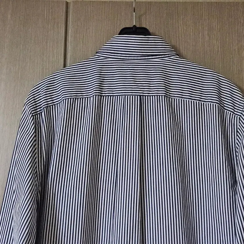 [BUNJANG] Abercrombie Stripe Long Sleeve Shirt M / 아베크롬비 스트라이프 긴팔 셔츠 M