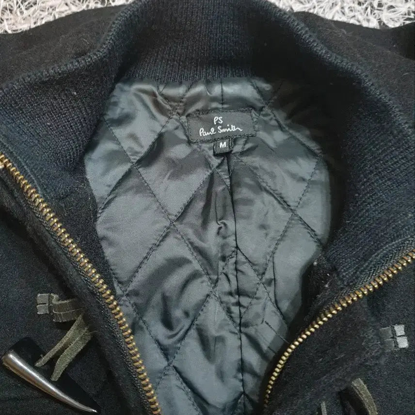[BUNJANG] Paul Smith Black Wool Hooded Duffle Jacket / 폴스미스 블랙 모직 후드 더플쟈켓