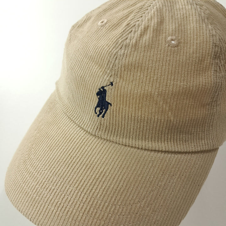 [BUNJANG] Polo Ralph Lauren Corduroy Pony Baseball Cap / CK422 L 폴로 코듀로이 포니자수 베이지 볼캡 모자
