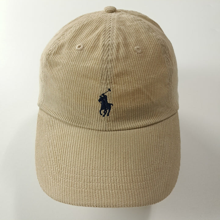 [BUNJANG] Polo Ralph Lauren Corduroy Pony Baseball Cap / CK422 L 폴로 코듀로이 포니자수 베이지 볼캡 모자