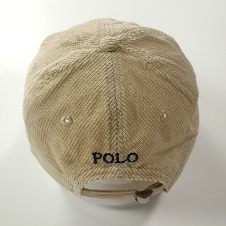 [BUNJANG] Polo Ralph Lauren Corduroy Pony Baseball Cap / CK422 L 폴로 코듀로이 포니자수 베이지 볼캡 모자