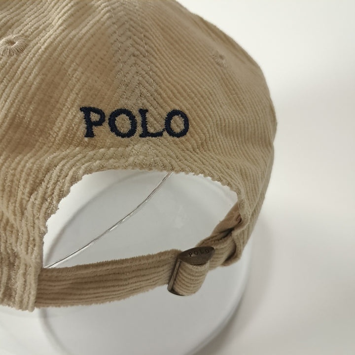 [BUNJANG] Polo Ralph Lauren Corduroy Pony Baseball Cap / CK422 L 폴로 코듀로이 포니자수 베이지 볼캡 모자