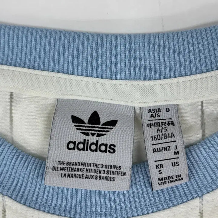 [BUNJANG] Adidas Light Blue Short Sleeve T-shirt / 아디다스 반팔티