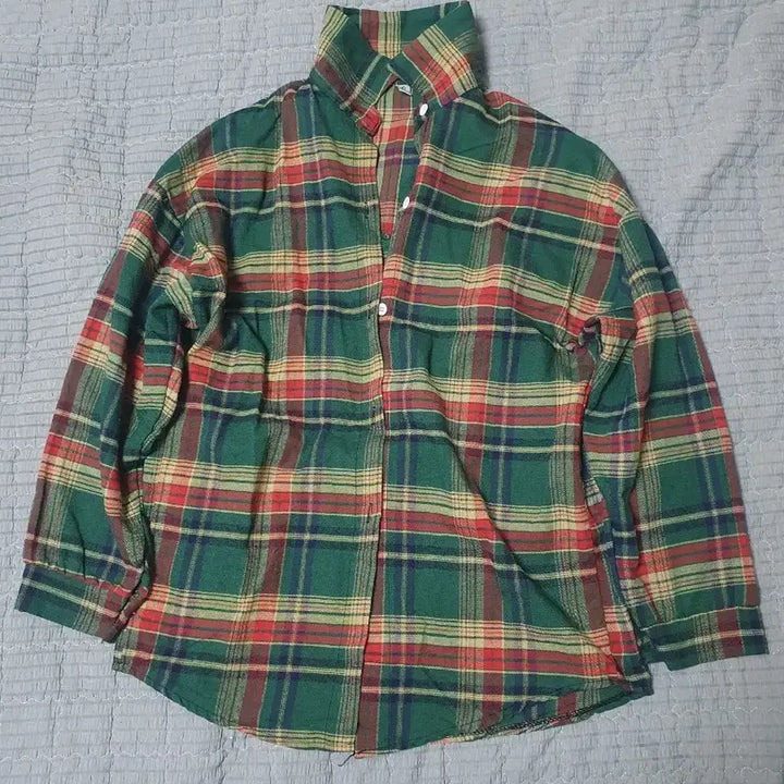 [BUNJANG] Checkered Shirt Size 7 / 체크 남방 7사이즈
