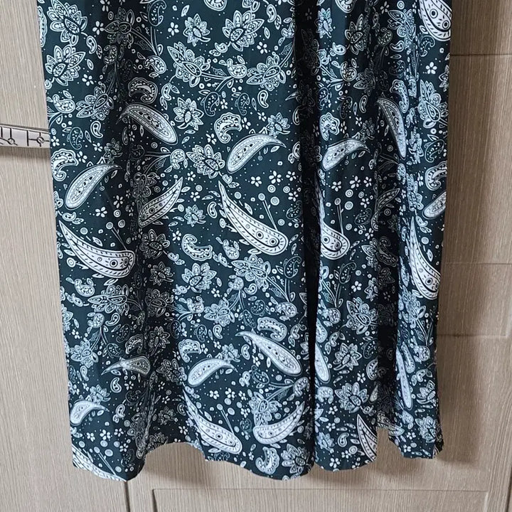[BUNJANG] Paisley Long Sleeve Maxi Dress 66 / 페이즐리 롱 원피스 긴팔 66