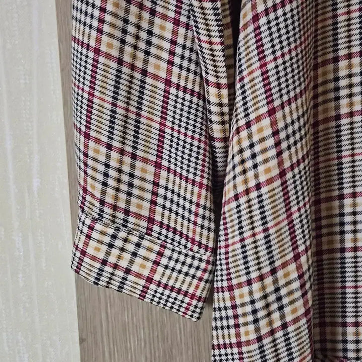 [BUNJANG] Checkered Long Dress / 체크 롱 원피스 프릴 디자인 시원한소재55~66