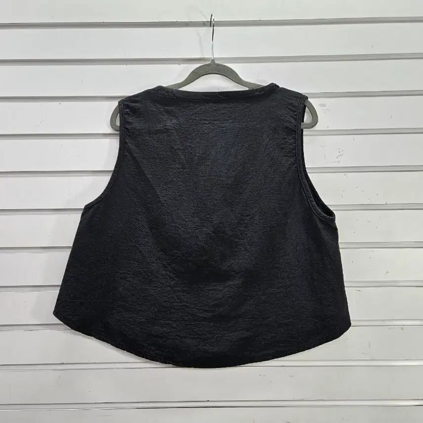 [SOLD OUT] 블랙 면 여성조끼 77/보물찾기천사