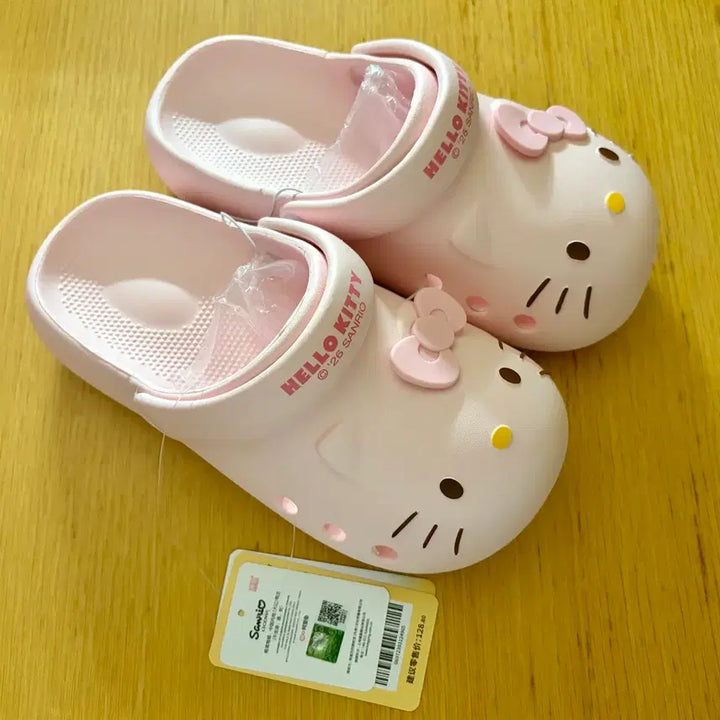[SOLD OUT] 헬로키티 핑크 샌들 크록스 슬리퍼 250