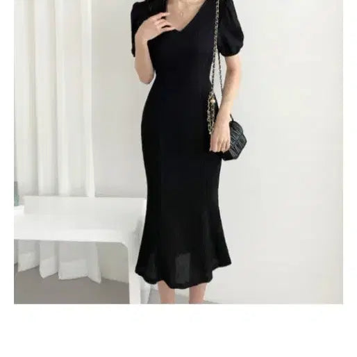 [BUNJANG] Classic Blanc Mermaid Dress / 클래식블랑 머메이드 원피스