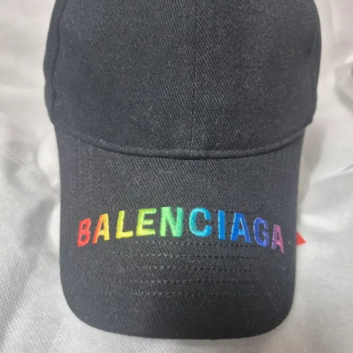 [BUNJANG] Balenciaga Rainbow Logo Ball Cap Black / 발렌시아가 레인보우 로고 볼캡 블랙