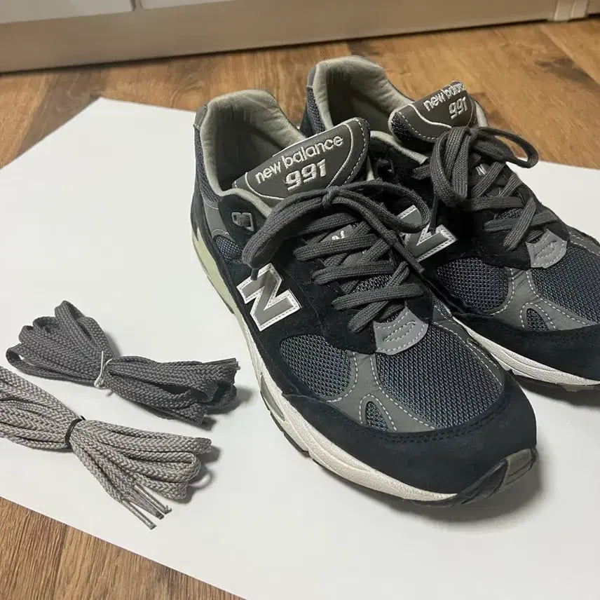 [BUNJANG] New Balance 991 UK Navy Running Shoes / 991 UK NAVY 7.5(265)