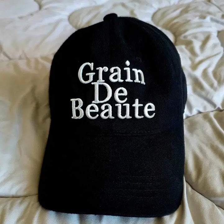 [BUNJANG] Grain De Beaute Black Ball Cap / 그랑드보떼 블랙 볼캡 FREE 56~58cm (Made in Korea)