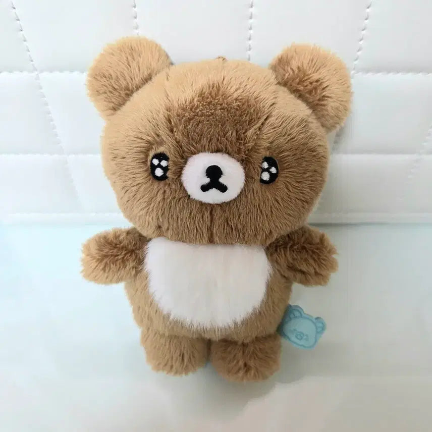 [BUNJANG] Rilakkuma "Too Full" Mascot Plush / 리락쿠마 차이로이코구마 배불러 초롱초롱 마스코트 인형