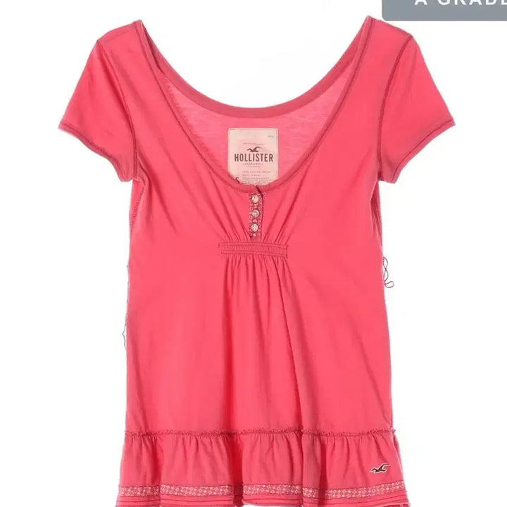 [BUNJANG] Hollister Pink Blouse Kids-S / HOLLISTER 홀리스터 핑크 블라우스 KIDS-S