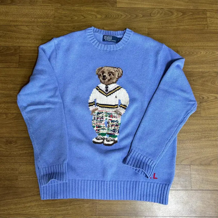 [BUNJANG] Polo Ralph Lauren Bear Knit Sweater - M / 폴로 베어스웨터 M